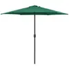 vidaXL Vidaxl Parasol De Jardin Et Mât En Aluminium 270x246 Cm Vert