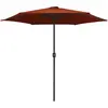 vidaXL Parasol d'extérieur et mât en aluminium 270x246 cm Terre cuite