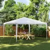 vidaXL Tente de réception 4x4 m blanc