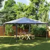 vidaXL Tente de réception professionnelle 4x4 m Anthracite 90 g/m²