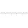 vidaXL Ensemble de clôture de jardin arquée 77,3x26 cm vert
