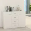 vidaXL Buffet Blanc 88x30x65 cm Bois d'ingénierie