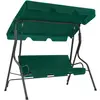 vidaXL Balancelle de jardin Vert 170 x 110 x 153 cm Tissu