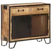 vidaXL Buffet 80x31x71 cm Bois de manguier massif brut