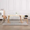 vidaXL Chaises à manger lot de 2 bois courbé et similicuir