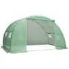 vidaXL Serre 8 m² 2x4x2 m