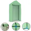 vidaXL Serre avec cadre en acier 0,5 m² 1x0,5x1,9 m