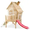 EXIT Maison cabane de jardin enfant avec toboggan Fantasia 300 bois...