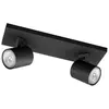Spot métallique à 2 lumières philips runner gu10 ip20 noir - 43531500