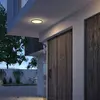 Plafonnier LED Philips SuperSlim 15W Noir IP54 pour extérieur
