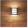 Philips Python applique murale extérieure LED Anthracite 1x6W, 21x17x8 cm