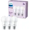 Philips LED Pack de 3 ampoules A67 E27, 4000 K, 13 W, 8719514451339, A67
