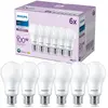 Pack de 6 ampoules led E27, 100W, blanc froid non dimmable - Philips