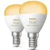 Ampoule LED connectée PHILIPS HUE White Ambiance E14 Luster 5.1W x2
