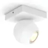 Plafonnier White Ambiance Buckram Rallonge 1 Spot GU10 Hue Blanc