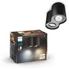 Philips Luminaire Philips Hue Pillar Plate/Spiral Noir X2+Tlc