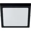 Philips Plafonnier LED SLIM SURFACE, carré, 12W, Noir