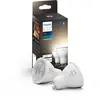 Pack de 2 ampoules Connectée Philips Hue White - 5,5 W - GU10 - Bluetooth