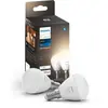 Ampoule connectée Philips Pack x2 Hue White E14 Sphère / Luster - 5,5W