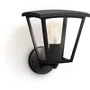 Applique murale - Philips - Inara - Noire - 1 ampoule - Métal - Extérieur