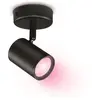 Wiz IMAGEO-Spot orientable connecté change de couleur Ø8cm Noir