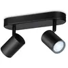 WiZ Imageo Spots Connectée 2x5w Blanc Variable Noir