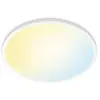 Wiz SUPERSLIM-Plafonnier LED connecté dimmable blanc chaud blanc froid Ø55cm Blanc