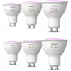 Philips Pack : GU10 White & Color Ambiance Pack De 6