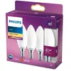 Philips Lampe LED 8719514272170 40 W A+ F E14 (2700k) (3 Unités) TU