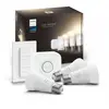 Kit de démarrage Philips Hue White : 3 ampoules E27 + pont + télécommande