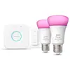Philips Hue - Startkit 2xe27 + Bridge & Dimmer - White & Color Ambian