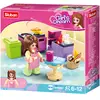 Jeu de construction brique emboitable sluban girl s dream cuisine M38-...