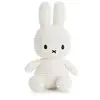 Peluche Miffy lapin velours côtelé 24 cm Blanc