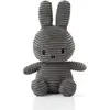 Peluche Miffy lapin velours côtelé 24 cm Gris
