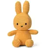 Peluche Miffy Lapin velours côtelé 24 cm Jaune