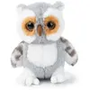 WWF 01280 ECO Peluche en Forme de Chouette réaliste, Environ 15 cm, merveilleusement Douce et Douillette, Lavable à la Main Possible