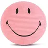 Bon Ton Toys - SMILEY - Peluche Smiley en velours côtélé Vieux Rose M