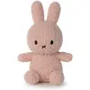 Bon Ton Toys - Peluche Miffy en bouclette Rose pêche taille unique