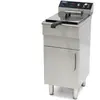 MAXIMA.COM Friteuse professionnelle électrique 16L avec Robinet et Sousbassement