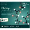 Kaemingk - Lumières de Noël Cerise 500 led 11m multicolore