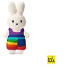 Peluche tricotée Miffy salopette Arc-en-ciel (25 cm)