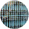 Casa - Rideau de porte en perles bleues et transparentes Frejus 90x210 cm