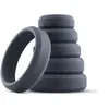 Boners - Lot de 6 anneaux péniens/testiculaires - Silicone