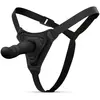 EasyToys - Gode ceinture harnais en silicone - Noir