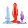 EasyToys - Set d'entrainement 3 plugs anaux - Multicolore