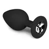 EasyToys - Plug à diamant taille M - Noir