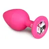 Anal Collection EasyToys - Plug à diamant taille M - Rose