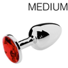 Plug bijou Spolly Medium - Rouge 7 x 3.4cm 