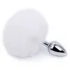 Plug Queue de lapin BUNNY TAIL 6 x 2.7 cm Blanc 