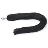 Plug avec queue Fourrure 8.4 x 4 cm Noir 
